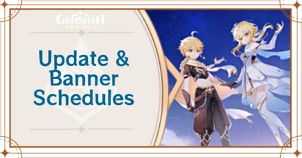 Genshin Impact 4.0 banners schedule: Official release。